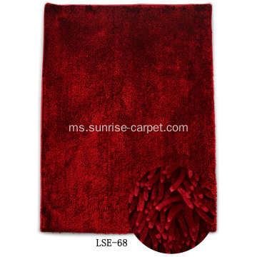 Shining Polyester Chenille Carpet